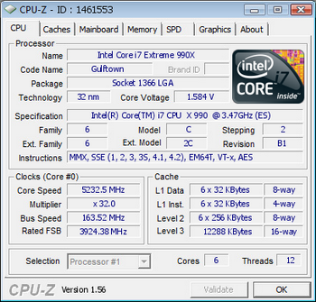 core i7 -990X Extreme edition